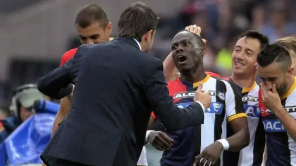 Udinese-Milan 2-1. Badu 8. E' su ogni pallone, ne recupera milioni e ne smista miliardi. Sempre in piedi dopo i contrasti, corre il triplo degli altri 21 messi assieme e segna pure.
