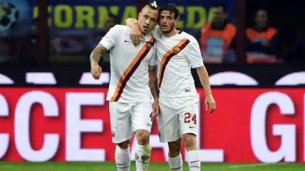 Inter-Roma 2-1. Nainggolan 6,5. Dà l'anima, anche se non è una delle sue partite migliori, e trova il gol del pareggio. Sempre pericoloso nelle sortite offensive.