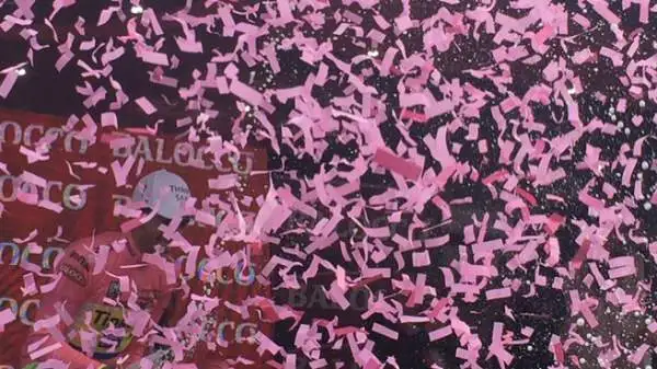 Landa ha fatto suo il secondo tappone alpino della Corsa Rosa, la Pinzolo-Aprica di 174 km, con la scalata del Mortirolo.