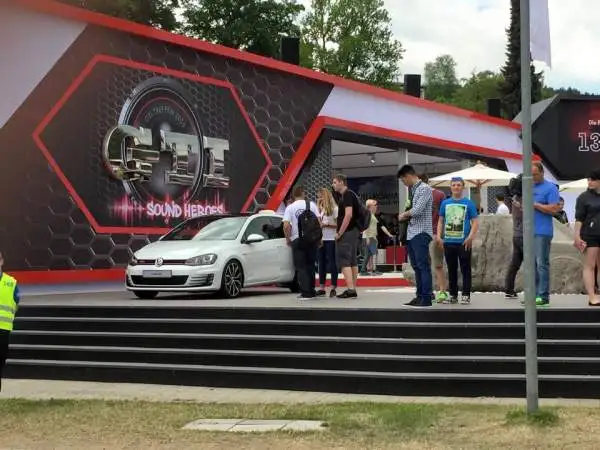 Le macchine di uno dei più grandi raduni di Volkswagen nel mondo.