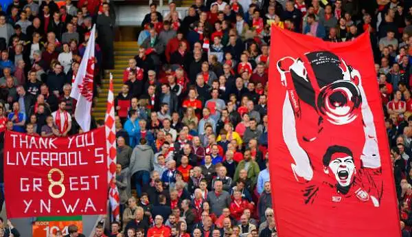 Il leggendario capitano del Liverpool ha perso 3-1 la sua ultima partita ad Anfield Road.