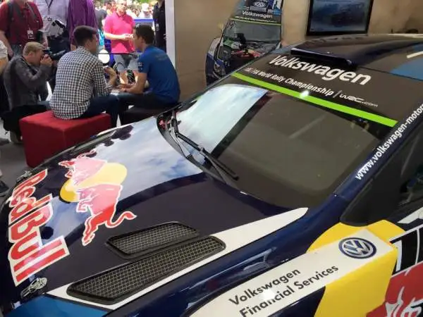 Il campione del mondo rally è stato l'ospite d'onore all'evento organizzato da Volkswagen, dando anche spettacolo a bordo della sua Polo R WRC.