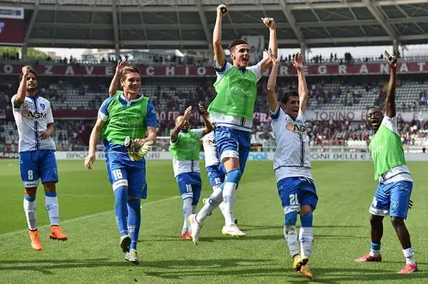 Un'incredibile autorete di Padelli ad inizio match regala la vittoria all'Empoli che espunga l'Olimpico di Torino ottenendo la salvezza matematica. Si fa dura per i granata la strada verso l'Europa.