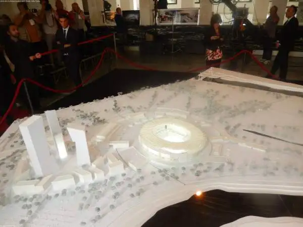 La Roma ha presentato il progetto esecutivo per il suo nuovo stadio che sorgerà a Tor di Valle.