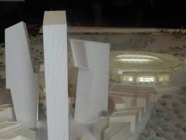La Roma ha presentato il progetto esecutivo per il suo nuovo stadio che sorgerà a Tor di Valle.