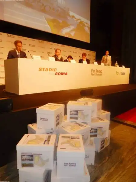 La Roma ha presentato il progetto esecutivo per il suo nuovo stadio che sorgerà a Tor di Valle.