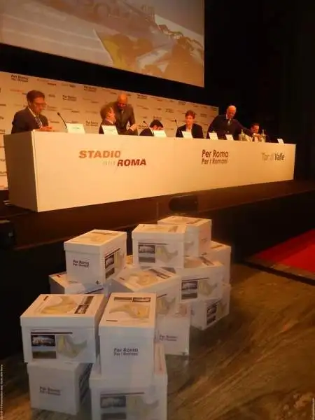 La Roma ha presentato il progetto esecutivo per il suo nuovo stadio che sorgerà a Tor di Valle.