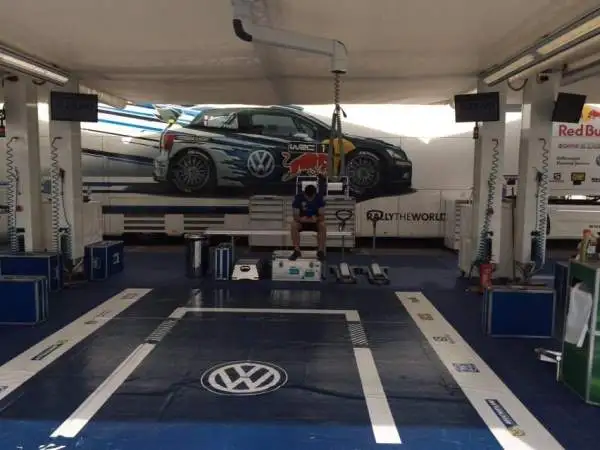 Le immagini di quello che succede dietro alle quinte della tappa italiana del Mondiale Rally.