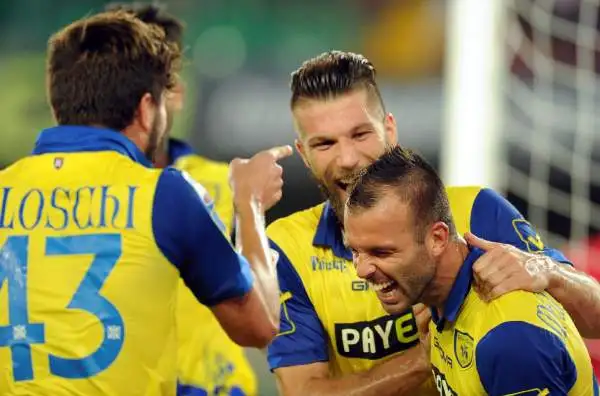 Chievo-Lazio 4-0. Meggiorini 8. L'assist di tacco vale da solo il prezzo del biglietto, segna anche un gol.