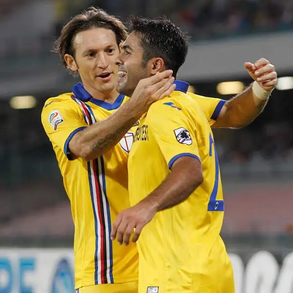 Nuova delusione per il Napoli, bloccato in casa per 2-2 dalla Sampdoria: alla doppietta di Higuain nel primo tempo risponde quella di Eder nella ripresa.