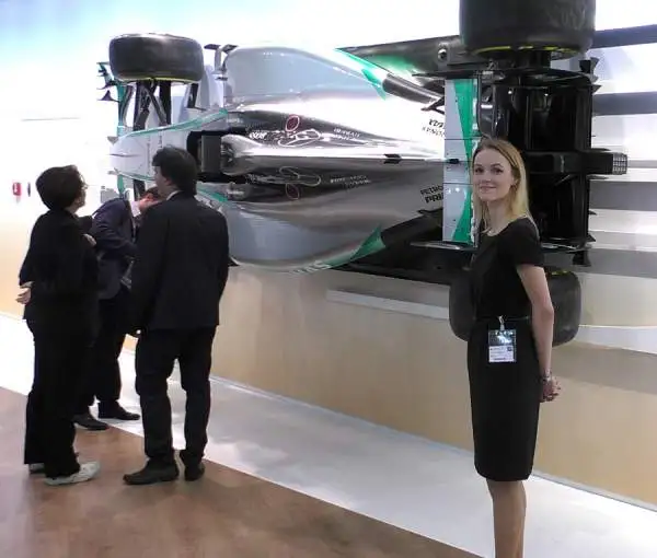 Donne e motori al Salone di Francoforte.