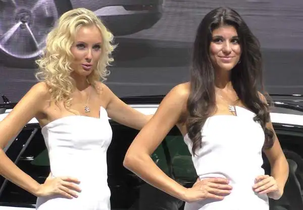 Donne e motori al Salone di Francoforte.