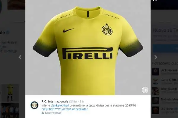 Presentata la terza maglia della squadra per la stagione 2015/16.
