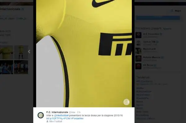 Presentata la terza maglia della squadra per la stagione 2015/16.
