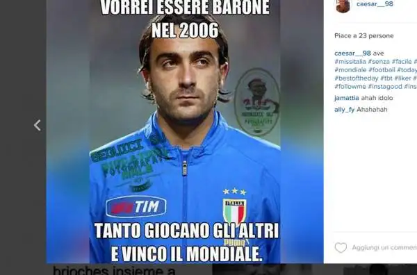 Anche gli appassionati di sport si sono scatenati dopo la frase di Alice Sabatini: "Avrei voluto vivere durante la Seconda Guerra Mondiale".