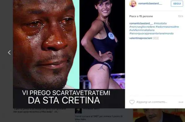 Anche gli appassionati di sport si sono scatenati dopo la frase di Alice Sabatini: "Avrei voluto vivere durante la Seconda Guerra Mondiale".