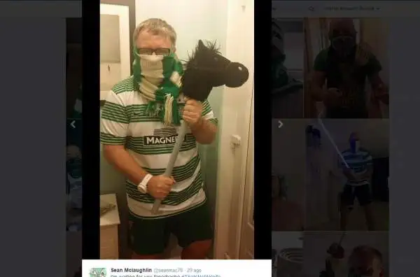 Nell’attesa che la polizia turca faccia il suo dovere coi due tifosi (?) del Fenerbahce che hanno minacciato quelli del Celtic brandendo un coltello, ecco l’ironica risposta dei biancoverdi.