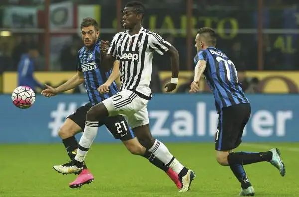 Inter-Juventus 0-0. Pogba 5. Il francese manca ancora all'appello. Pochi spunti, quasi in disparte nel primo tempo, cresce leggermente nella ripresa.