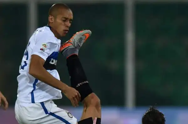 Palermo-Inter 1-1. Miranda 7,5. E' una diga nella retroguardia nerazzurra. Interviene sempre pulito sul pallone con scelta di tempo impeccabile.