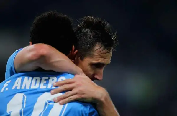 Lazio-Torino 3-0. Klose 7,5. Partita superba del tedesco, che non segna ma in veste di assist man regala prima la rete a Lulic, poi a Felipe Anderson.