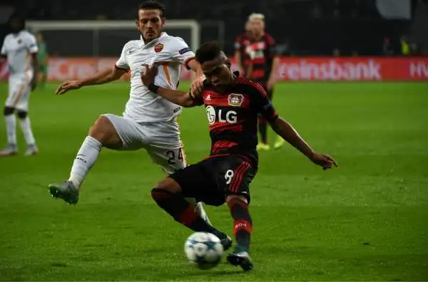 Bayer Leverkusen-Roma 4-4. Florenzi 6. Sotto la sufficienza non va mai, ma non eccelle come nelle ultime gare.