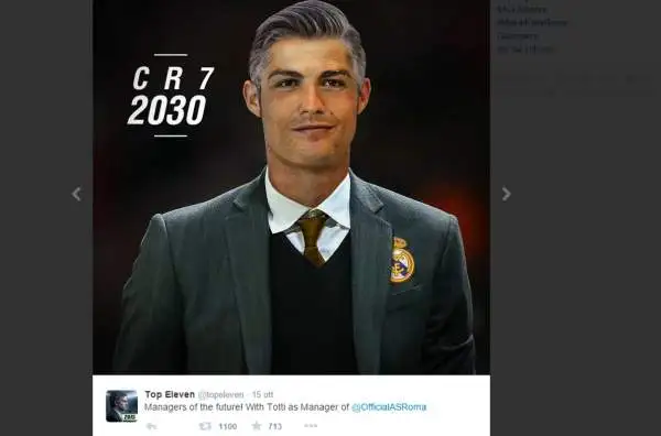 Top Eleven ha creato una gallery immaginando come saranno Totti e compagni nel 2035.