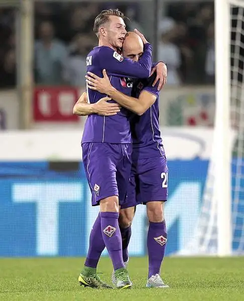 La Fiorentina batte l'Atalanta per 3-0. I bergamaschi hanno giocato quasi tutta la partita in 10 per l'espulsione di Paletta al quarto minuto.Di Ilicic, Borja Valero e Verdu i gol viola.