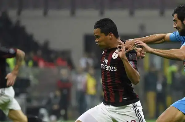 Milan-Napoli 0-4. Bacca 5. Dopo l'eclissi all'esordio di Balotelli ancora non si è ripreso. Tocca pochissimi palloni, non ha rifornimenti all'altezza.