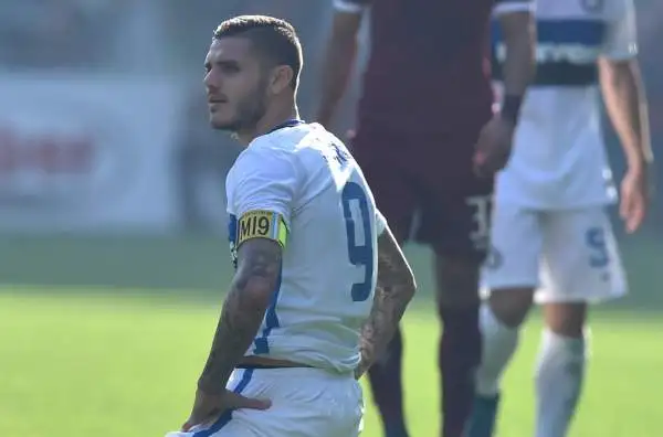 Torino-Inter 0-1. Icardi 5,5. Ancora in difficoltà, mai pericoloso.