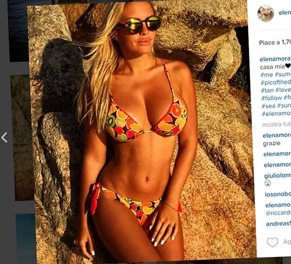 Elena Morali, ex di Jorge Lorenzo, si è schierata dalla parte del Dottore in vista di Valencia: "Io sto con Vale!!!!", ha scritto su Facebook. Ecco alcune foto tratte dal suo profilo Instagram.