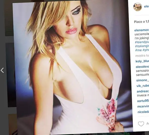 Elena Morali, ex di Jorge Lorenzo, si è schierata dalla parte del Dottore in vista di Valencia: "Io sto con Vale!!!!", ha scritto su Facebook. Ecco alcune foto tratte dal suo profilo Instagram.