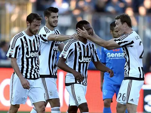 12° giornata: Empoli-Juventus 1-3. 19' Maccarone (E), 32' Mandzukic (J), 38' Evra (J), 84' Dybala (J).