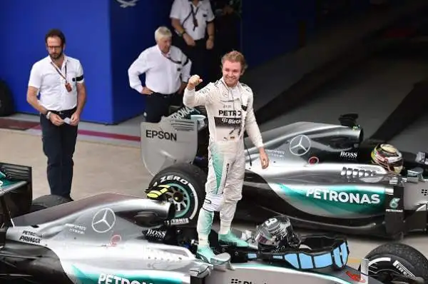 Rosberg imprendibile in Brasile, Vettel terzo. La Mercedes domina a San Paolo, le Rosse chiudono al terzo e quarto posto.