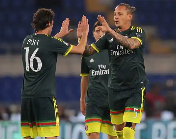 Il Milan schianta la Lazio all'Olimpico. Il Diavolo si impone per 3-1, in gol Bertolacci, Mexes e Bacca.