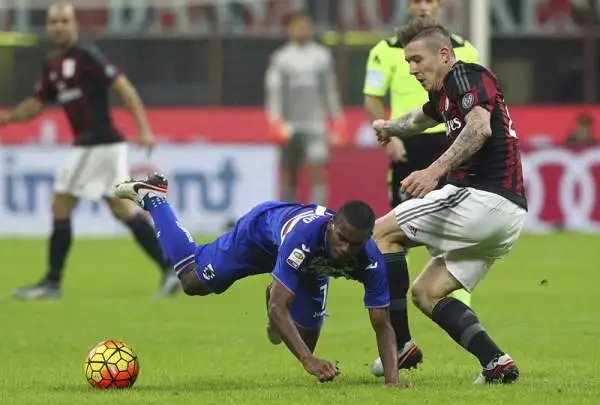 Niang trascinatore, poker del Milan. I rossoneri piegano la Sampdoria di Montella per 4-1. Inutile il gol di Eder.