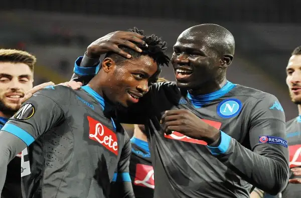 Napoli-Legia Varsavia 5-2. Koulibaly 7. Ormai è diventato una certezza. Il centrale è cresciuto molto sotto la gestione Sarri diventando il perno della difesa azzurra. 