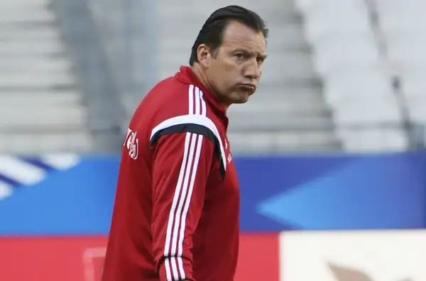 BELGIO. Lo scorso 13 novembre, a Bruxelles, il Belgio ha battuto per 3-1 l’Italia in amichevole. In foto il ct Marc Wilmots.
