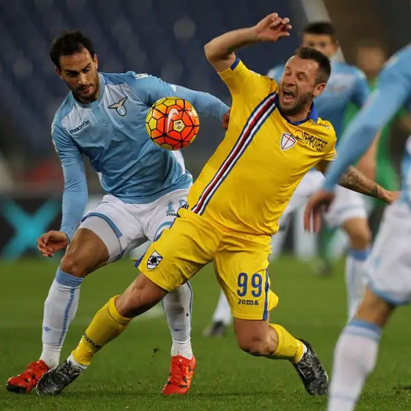 Matri-Zukanovic: Lazio-Samp pari e scontente. Termina 1-1 il brutto posticipo dell'Olimpico.