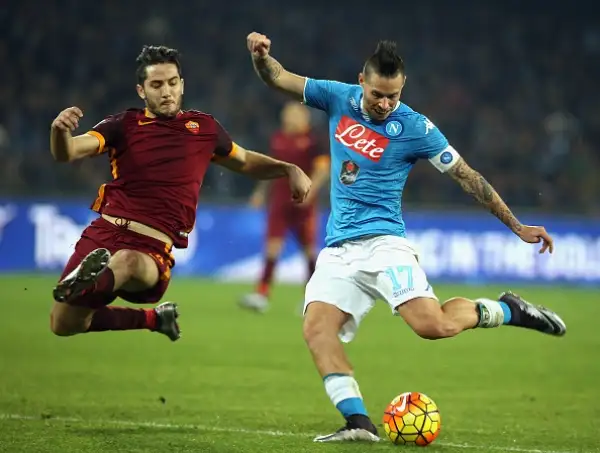 Il Napoli sbatte sulla Roma: 0-0. I giallorossi escono indenni dal San Paolo e protestano per un gol annullato a De Rossi.