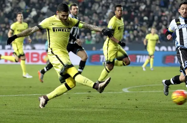 Udinese-Inter 0-4. Icardi 7,5. Volendo trovare un piccolissimo difetto, è quello meno partecipe al gioco là davanti. Ma è un bomber devastante e in fondo è questo che gli si chiede.