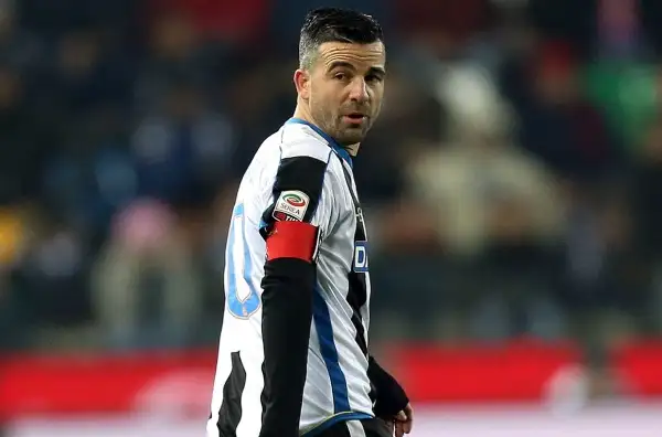 Udinese-Inter 0-4. Di Natale 6. Parte quasi a sorpresa da titolare, si impegna e crea, ma è lontano dai suoi giorni migliori.