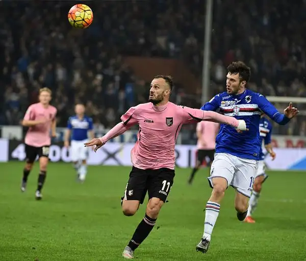 La Sampdoria torna alla vittoria con i gol di Soriano e Ivan, è la prima della gestione Montella. Sospiro di sollievo per i liguri, che superano un Palermo mai realmente all'altezza.