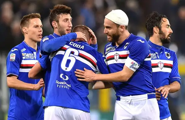 La Sampdoria torna alla vittoria con i gol di Soriano e Ivan, è la prima della gestione Montella. Sospiro di sollievo per i liguri, che superano un Palermo mai realmente all'altezza.