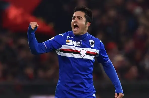Eder: Sampdoria 50%, Inter 30%, Jiangsu Suning 20%. 