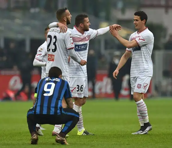 Continua il momento negativo dell'Inter in campionato, a San Siro dopo il vantaggio di Palacio un gol di Lasagna al 92' regala il pareggio al Carpi.