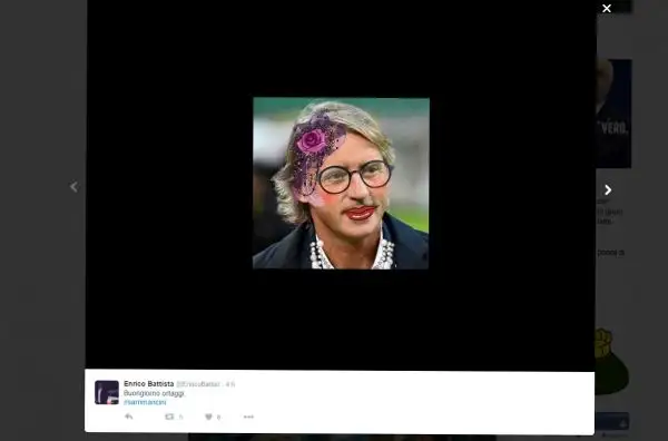 Dopo quanto successo nell'immediato post Napoli-Inter, con la lite tra Mancini e Sarri, sui social sono divertenti virali i fotomontaggi sulla vicenda.