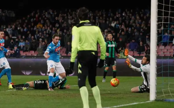 Napoli-Sassuolo 3-1