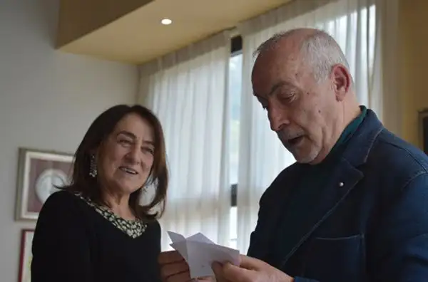 Un gruppo di amici ha celebrato i 70 anni del fenomenale giornalista, che ha ricevuto una lettera del presidente del Coni, Malagò. "Sei un esempio per i più giovani e un mito per chi ti ha conosciuto"