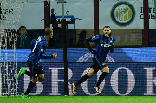 L'Inter torna alla vitoria e supera per 1-0 in casa il Chievo: torna al gol Icardi dopo quattro giornate (assist di Miranda), l'amarezza del derby è più lontana, anche se il finale è di sofferenza.