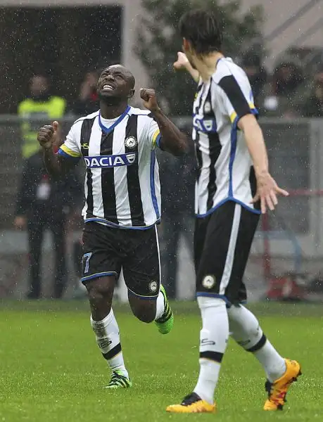 Brusca frenata casalinga del Milan contro l'Udinese: Armero sorprende in avvio i rossoneri, che solo ad inizio ripresa trovano la rete del pareggio con Niang.